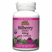 Bilberry Extract (60 Capsules) Natural Factors